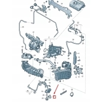 VW TRANSPORTER VI T6 PULSATION DAMPER 7E0133277A