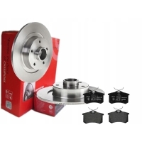 2× brembo 08.c742.27 диск тормозной brembo п 68 024 комплект тормозной колодок , тормоза тормоз