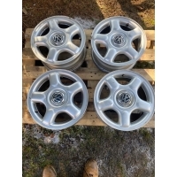 4× колесо алюминиевая volkswagen oe 6n0601025d 6.0 