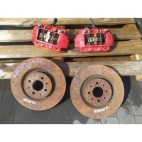 Fiat 500 abarth тормоза клеммы brembo передняя дисков суппорт