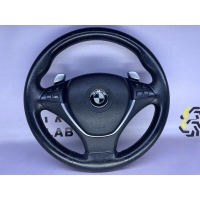 Руль спорт с лепестками BMW X6 e71 2011 32306789975, 32306782805, 32306796758, 32306780675, 32306884666, 32678047602, 32306777641, 61319239903, 61319225042