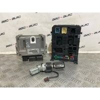 Стартовый комплект ЭБУ Peugeot 3008 1, T84E 2011 9666325380, 9663123380, 9666895480