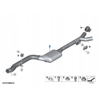 Катализатор rp scr с трубой pośrednią 18307102469 bmw x7