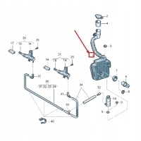 SKODA RAPID NH Window Washer Tank 6RU955453A