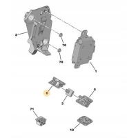 Крепление камеры заднего вида задняя citroen peugeot 9813819080