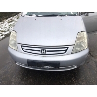 Honda stream i бампер передний передняя серебристый