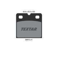 Textar колодки тормозной задняя 2061005