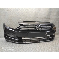 Volkswagen passat b8 r - line 2.0 tdi 2018 бампер передний передняя решетка радиатора