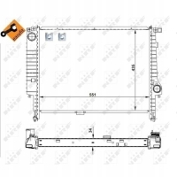 Nrf 509558 радиатор