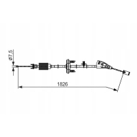 Bosch 1 987 482 795 крючок , тормоз стояночный