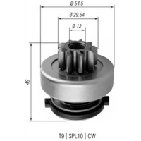 Zębnik , стартер magneti marelli 940113020354