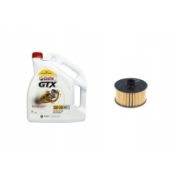 Filtron OE 666\/3 Filtr oleju Olej silnikowy Castrol GTX 5 l 5W-30