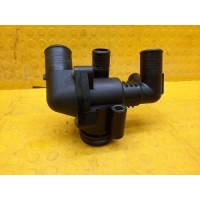 Корпус термостата всборе с термостатом Ford Transit TT9 2022 1731770, 1096283, XS7Q8575AA, BK2Q8A586AB