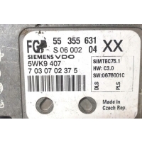 Блок управления двигателя opel vectra c 55355631 1.8l gasoline 2007