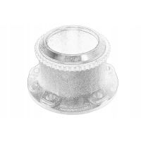 Ступица колёса задняя fiat ducato jumper boxer 94-06 or 1329968080 абс