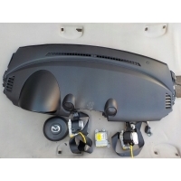 Консоль airbag ремни комплект mazda 2 де 2009r