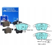 Ate колодки ham . volkswagen передняя sharan / tiguan 1,4-2,0 07-