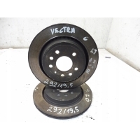 Диск тормозные диски тормозной задняя 292 мм opel vectra c saab 9 - 3 fiat croma