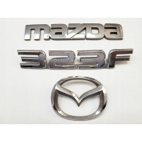 Mazda 323f 323 эмблема значек логотип задняя tylnej крышки багажника