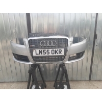 Бампер переднего передний audi a4 b7 2004 - 2008 s - line цвет ly7w голый панцирь