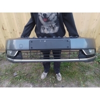 Volkswagen passat b7 2010 - 2014 бампер передняя передний в сборе pdc 3aa807221