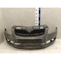 Бампер передний SKODA Fabia 2007-2015 5J0807221