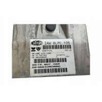 Блок управления двигателя экю peugeot 206 hatchback 2a / c 6807064 1.4l gasoline