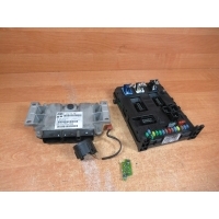 Блок управления комплект стартовый peugeot 407 1 , 8 16v iaw6lpb 9663095780 9663510280