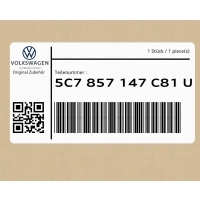 Механизм podręcznego буфер обмена чёрный tyt 5c7857147c81u volkswagen jetta