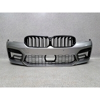 Bmw 5 m5 f90 lci рестайлинг бампер передняя передний решетка чёрный