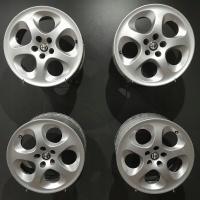 4× колесо алюминиевая альфа ромео oe 147 6.5