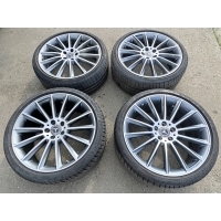 4× колесо алюминиевая mercedes - benz oe мерседес 213 amg 8jx20 et43 5x112 a2134012200 8.0 