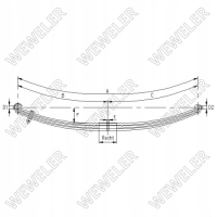 Листовая мерседес weweler f020t363za75 , o.e . 6173200602 , schomäcker 30546000