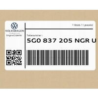 Ручка наружняя gruntowany 5g0837205ngru cupra ateca škoda karoq volkswagen t-roc