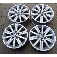 4× колесо алюминиевая volkswagen oe 6.5 