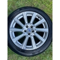 4× колесо алюминиевая volvo oe volvo s90 v90 8jx18 et42 5x108 31445301 8.0 