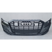 Бампер передняя передний audi q7 4m s line рестайлинг чёрный