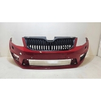Бампер передняя передний skoda октавия iii vrs решетка 5e0807221f