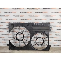 Диффузор вентилятора радиатора Volkswagen Tiguan 1 2008 1K0121205AD9B9, 1K0121205AD9B9, 1K0121205AD, 1K0121205AJ9B9, 1K0121205AB9B9, 1K0121205J9B9