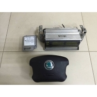 Подушка безопасности (комплект) Skoda Skoda Octavia (A4 1U-) 2000-2011 1U0880201LMHA, 1J0880204K, 1C0909601