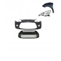 Citroen c3 2010-2013 комплект części бампер фара крыло решетка радиатора