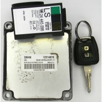Блок управления двигателя opel astra г ii zafira а 1.6 dnhn 12214870
