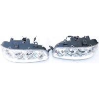 Лампы передняя линза кольца chrome sonar fiat punto 2 ii przedlift 3d 5d