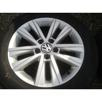 4× колесо алюминиевая volkswagen oe гольф vi 6.5