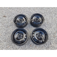 4× колесо штампованное volkswagen oe audi a3 8p a4 b6 b5 b7 passat b6 b7 леон ii altea 6.5