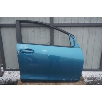 Mazda 2 де ii дверь передняя правое 40e синяя 2011rok стекло