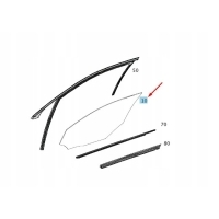 Mercedes-benz е w212 фронт left door glass a2127200520 original