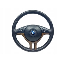 Bmw e39 e46 руль airbag multifunkcja кожа деревянная