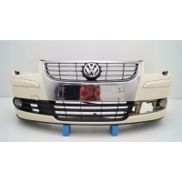 Volkswagen touran 1t0 рестайлинг 06 - 10 бампер передний передняя s44