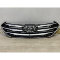 Решетка радиатора Hyundai Santa Fe 3 DM Рестайлинг 2015-2018 863512WAA0